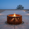 Small Double skin firepit - Grevillea & Bees pattern