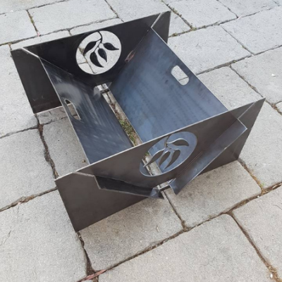 Collapsible Camping Fire Pit Collapsible portable camping Fire Pit with BBQ Grill for cooking