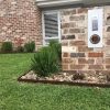 rusted corten steel metal garden bed edging