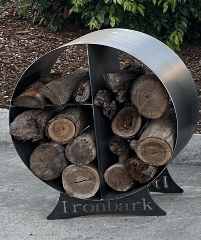 firewood-log-racks-small round firewood storage rack