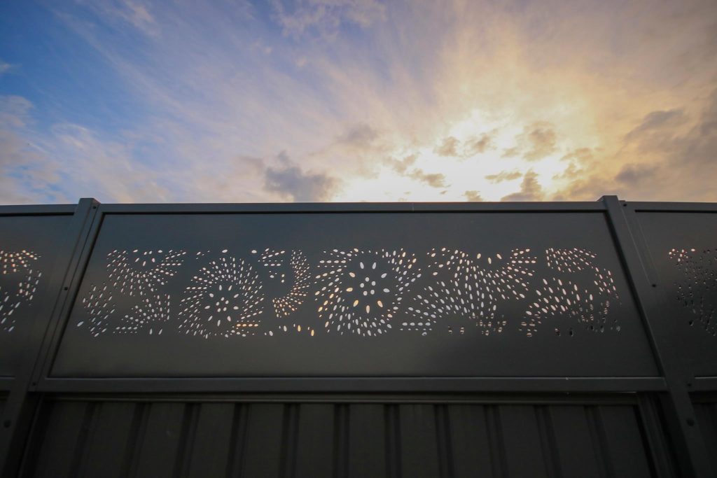 Fence Topper - Fanfare Pattern by Ironbark Metal Design