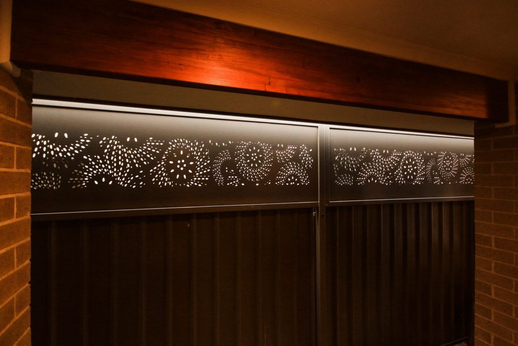 Fence Topper - Fanfare Pattern by Ironbark Metal Design