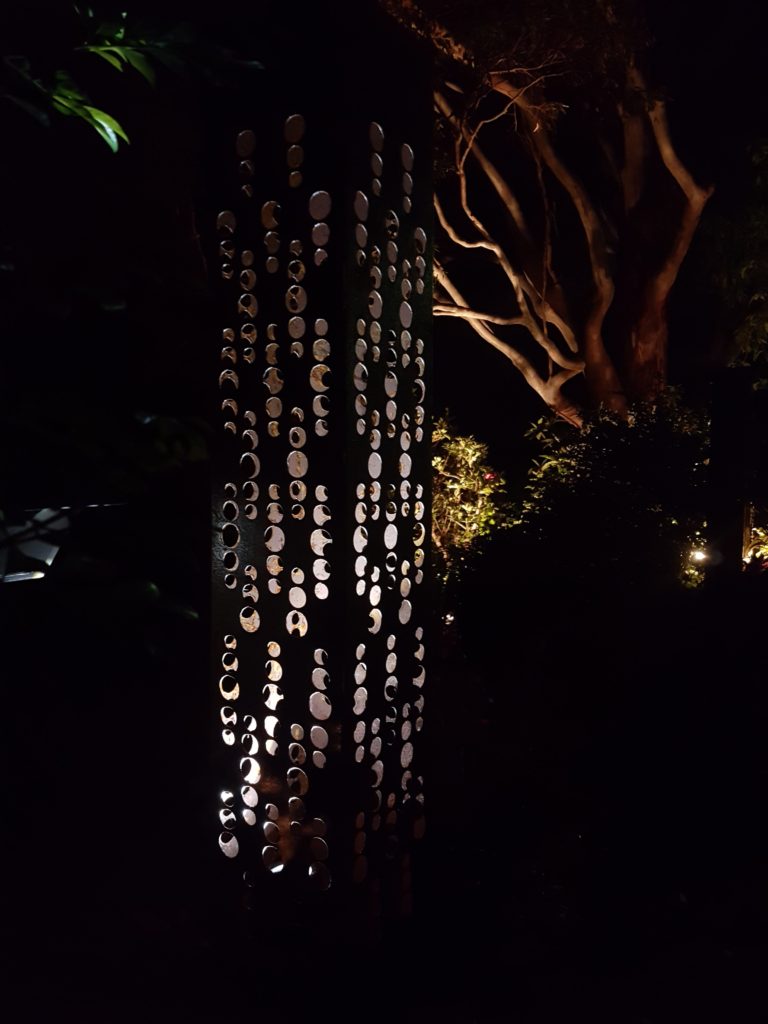 Champagne Light Tower by Ironbark Metal Design