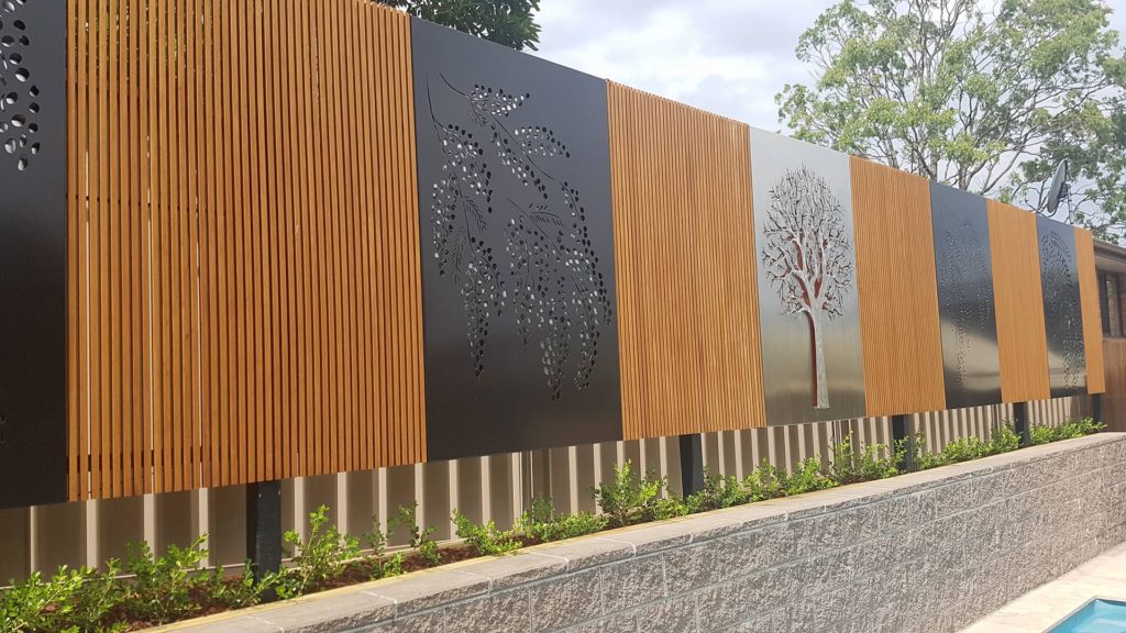 Decorative Screens - Pool Area by Ironbark Metal Design