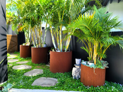 Cor-Ten Steel Planters Cor-Ten Steel Planters