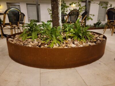 Cor-Ten Steel Planter raised garden bed corten steel planter boxes