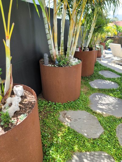 Cor-Ten Steel Planters Cor-Ten Steel Planters