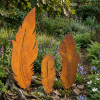 Cor-Ten steel Feather sculptures