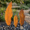Cor-Ten steel Feather sculptures