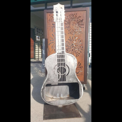 Guitar Fire Pit Guitar Fire Pit