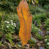 Medium Feather sculpture in Cor-Ten steel