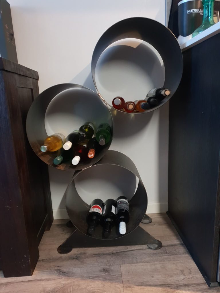 Wine Rack by Ironbark Metal Design