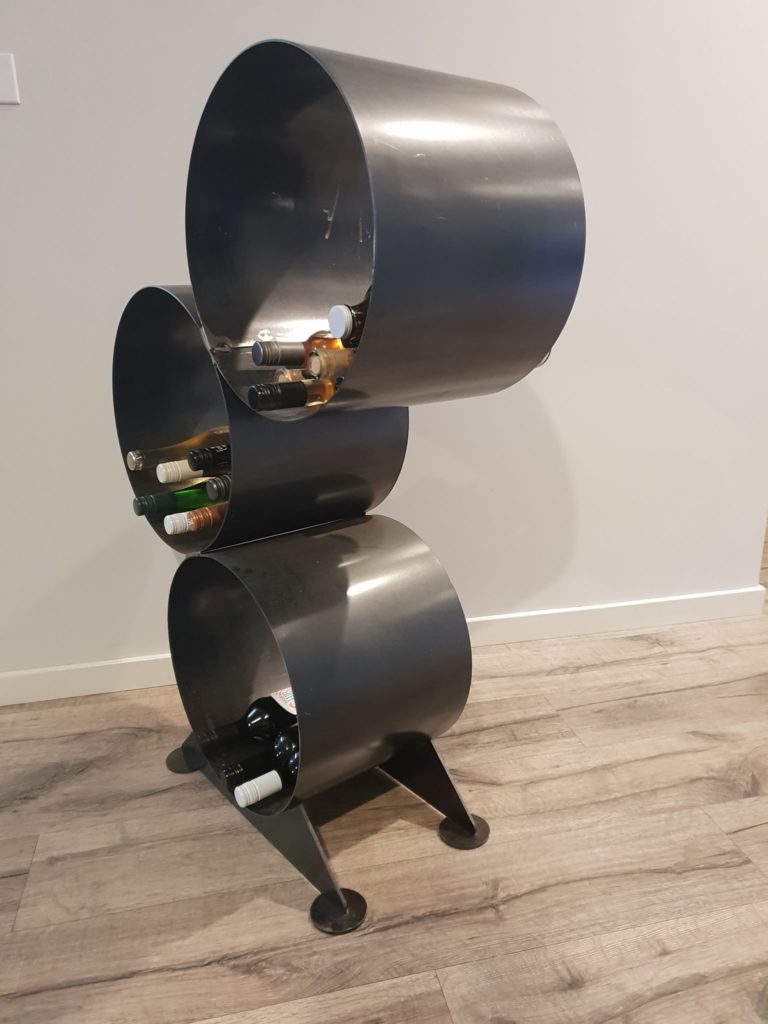 Wine Rack by Ironbark Metal Design
