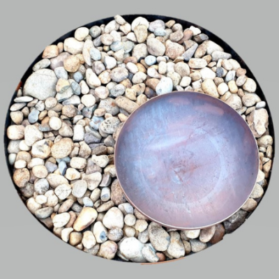 Luna Firebowl with Steel Frame Luna Firebowl with Steel Frame outdoor fire pit