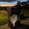 parcel free standing pillar mailbox