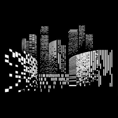 Cityscape Tall Towers Wall Art Cityscape Tall Towers Wall Art