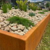 Corten Steel Garden bed metal Edging with Top Fold- Albion Park