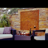 Leaf Vein Wall Art in Rusted Steel