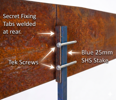 Fixing stake schematic Fixing stake schematic