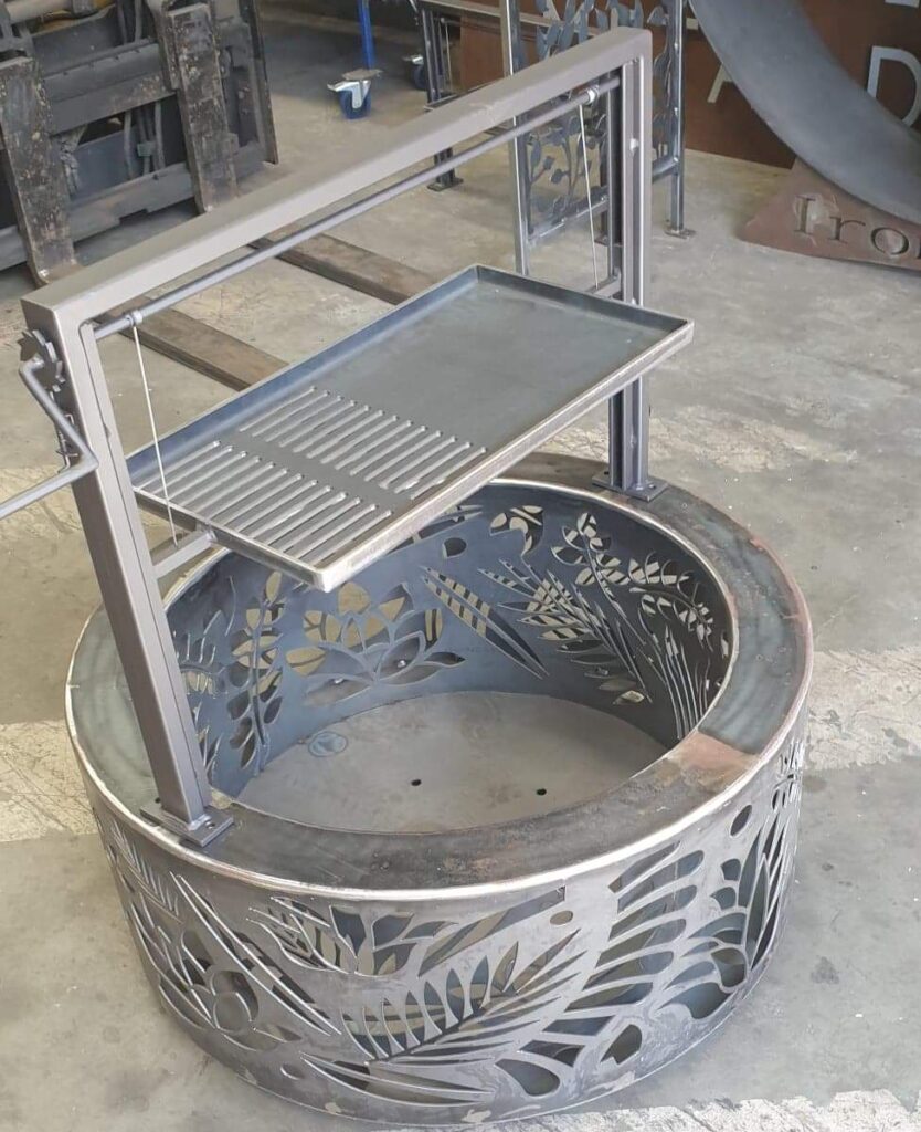 Argentine BBQ adaption. Firepit not included.
