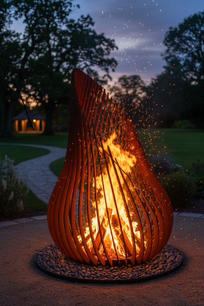 Freya Sculptural Firepit Freya Sculptural Firepit