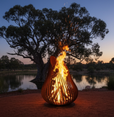 Freya Sculptural Firepit Freya Sculptural Firepit