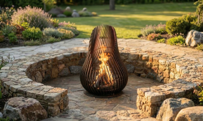 Freya Sculptural Firepit