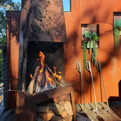 Black & Silver Fire Poker Black & Silver Fire Poker