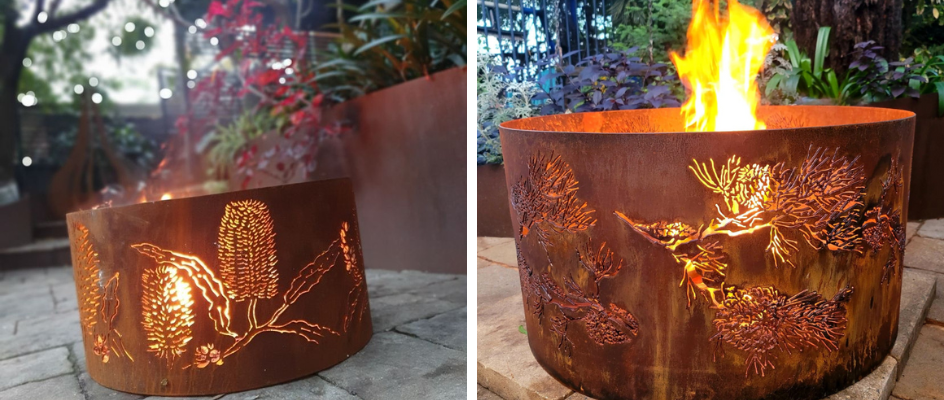 Squat Round Fire Pit