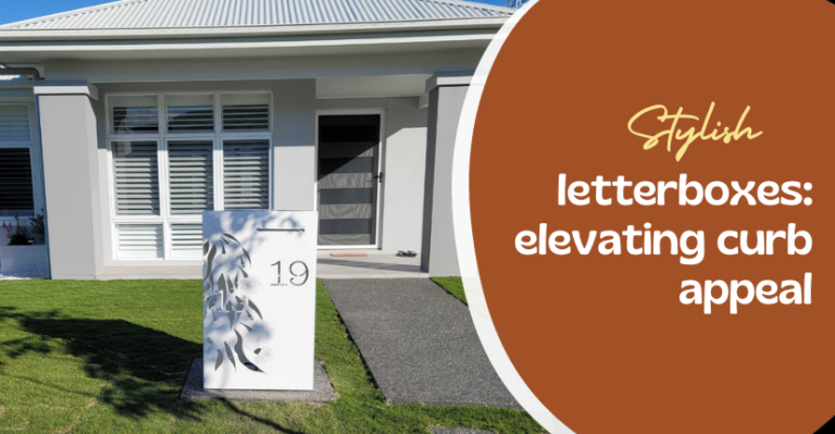 stylish steel letterboxes