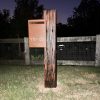 Mail box on post 1.0 - Cedar Creek