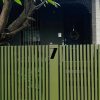 Pillar Letterbox with 7 cut as mail slot