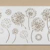 Agapanthus pattern - simple white