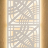 Art Deco pattern - simple white - backlit