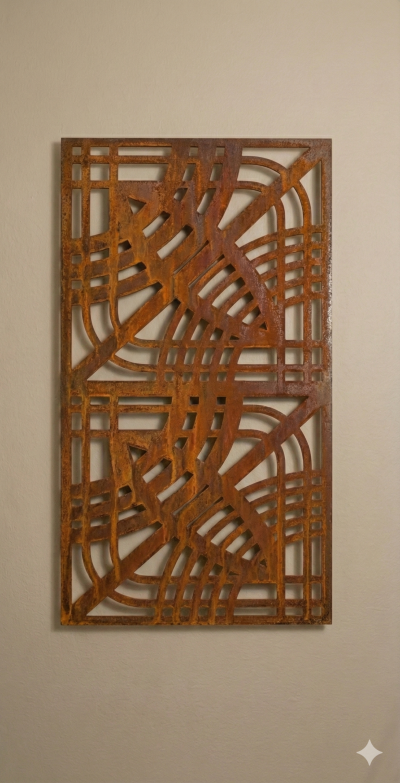 Art Deco pattern - simple rust Art Deco pattern - simple rust
