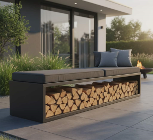 Lounge log rack