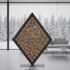 Custom log rack - Star