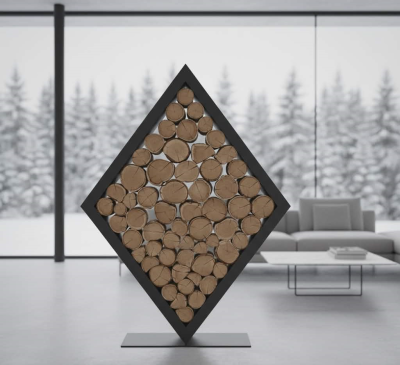 Custom log rack - Star Custom log rack - Star