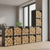 Custom log rack - boxes