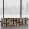 Custom log rack - rectangle