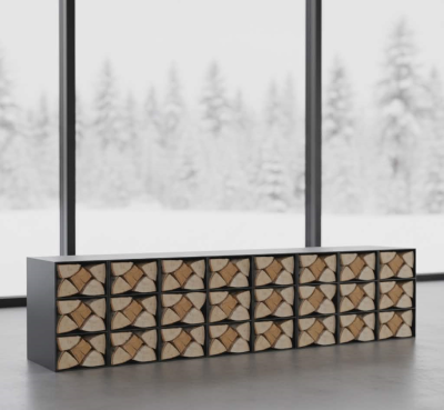 Custom log rack - rectangle Custom log rack - rectangle