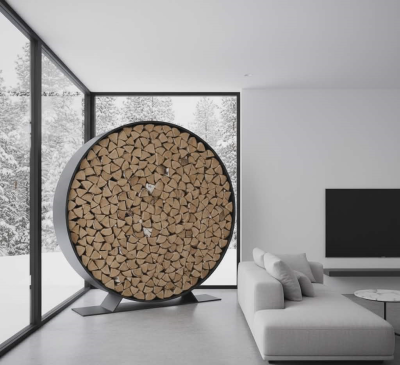 Custom log rack - round Custom log rack - round