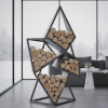 Custom log rack - sculpture