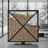 Custom log rack - square